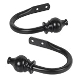 Review Umbra Inc  / Serif Drapery Holdbacks - Black (Set of 2)