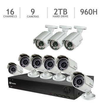 Home Security Camera System Set Dvr Night Vision Business Warehouse Office 16 Channel 2tb Moamomeornoanoano
