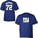 Reebok New York Giants Osi Umenyiora Name & Number T-Shirt Size: Xx Large