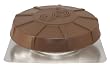 Cool Attic CX1000B Power Roof ABS Plastic Vent Dome with 2.6 Amp Motor, Brown