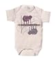 Organic African Elephant Onesie (Small 25-30lbs/12-18 Months)