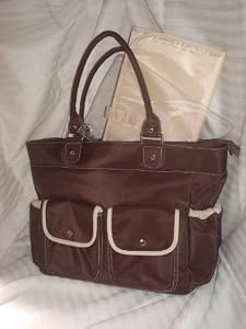 Diaper Tote Bag Brown/Beige
