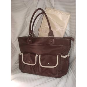 Diaper Tote Bag Brown/Beige