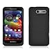 Eagle Cell PHMOTXT901NTBKBK Progressive Hybrid Protective Gummy TPU Mesh Defense Case for Motorola Electrify M XT901 - Retail Packaging - Black