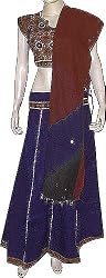 Lehenga Choli Skirt Top Dress for Party Womens Clothes in India Size: US 2 (lc409)