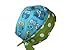 Surgical Scrub Hat Cap Pixie Blue White Green Owls Dots