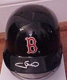 JD Drew Hand Signed Autographed Boston Red Sox Mini Batting Helmet