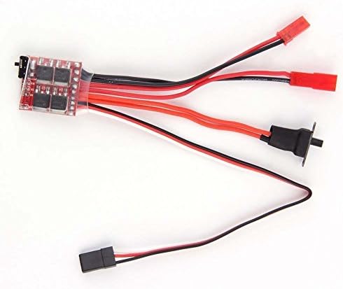 ESC 20A Brush Motor Speed Controller Reverse Forward Brake On for RC Car/Boat