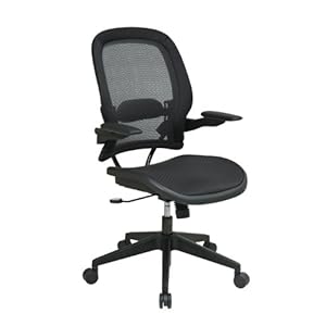 Professional Air Grid Chair with Angled Nylon Base