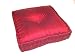Burgundy Square Zafu, Kapok Filled Vietnamese Yoga Cushion, Meditation, Relaxation an...