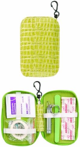 Manual Oops Personal Emergency Kit, Green Crocodile