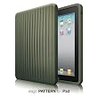 elago Pattern Silicone Cover for iPad - Olive Green