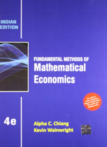 Fundamental Methods of Mathematical Economics