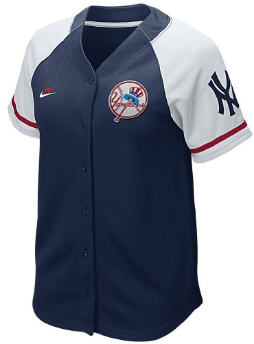 Nike New York Yankees Women's Quick Pick Cooperstown Baseball Jersey (L=12-14)