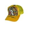 Ed Hardy Yellow Rhinestone Cap - Tiger Design