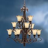 Kichler Chandelier 12 Lt Incandescent