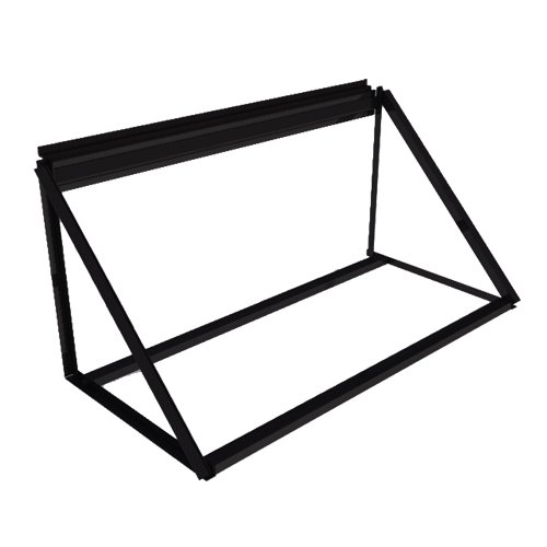 Detail image Proslat 10026 Wallmount 48-Inch Wide Tire Storage Rack, Steel