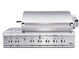 DCS Gas Grills 48 Inch Propane Gas Grill Built In BGB48-BQR With Double Side Burners