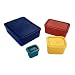 Laptop Lunches Bento-ware Bento Buddies, 4 Lunchbox Containers with Leakproof Lids, Primary