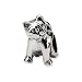 Reflections(tm) Sterling Silver Cat Bead / Charm