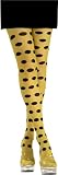 Adult Yellow Polka Dot Tights - Adult Std.