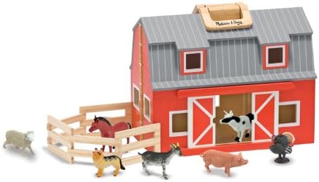 Melissa &amp; Doug Fold and Go Mini Barn