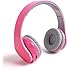 New Pink color Beyution513@ Over-ear-- HiFi Stereo---Built in Clear Mic-phone--Pink BLUETOOTH HEADPHONES HEADSET