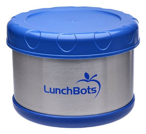 LunchBots Thermal 16-Ounce Insulated Food Jar, Light Blue