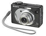 Sony Cybershot DSCW1 5MP Digital Camera with 3x Optical Zoom (Black)
