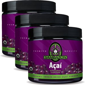 [Acai]アサイーサプリメント フリーズドライパウダー(アサイー粉末)90g　3個パック