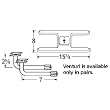 H-Shaped Single Stainless Steel Burner L-Shaped Venturi