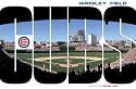 Chicago Cubs (Wrigley Field) Sports Poster Print - 24" X 36"