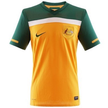Nike Australien H-Trikot gelb 377359-702 WM2010, Größe: L