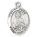 Sterling Silver Saint Jude Medal and 18-inch Chain