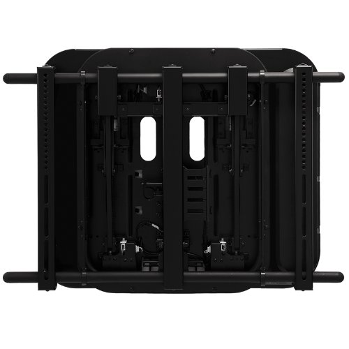 Motorisierte schwenkbare und neigbare (vollbewegliche) universelle TV-Wandhalterung von PureMounts - VESA 200x200 bis 600x400 - Wandabstand nur 11,6cm - +/- 28° schwenkbar - +7° bis -20° neigbar - einfache Montage - geeignet für die Steuerung per Fernbedienung - 81kg Tragkraft