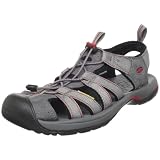 Keen Mens Kanyon Sandal,Gargoyle/Jester Red,7.5 M US Sandal