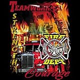 Teamwork/Fire Dept. Adult T-Shirt