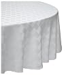 Reflections 70-Inch Round Tablecloth, White