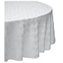 Reflections 70-Inch Round Tablecloth, White