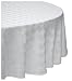 Reflections 70-Inch Round Tablecloth, White
