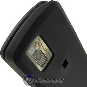 PREMIUM BLACK RUBBERIZED COATED PROGUARD COVER HARD CASE PROTECTOR (With Optional Detachable Belt Clip) for LG SHINE CU720 - RETAIL PACKAGING