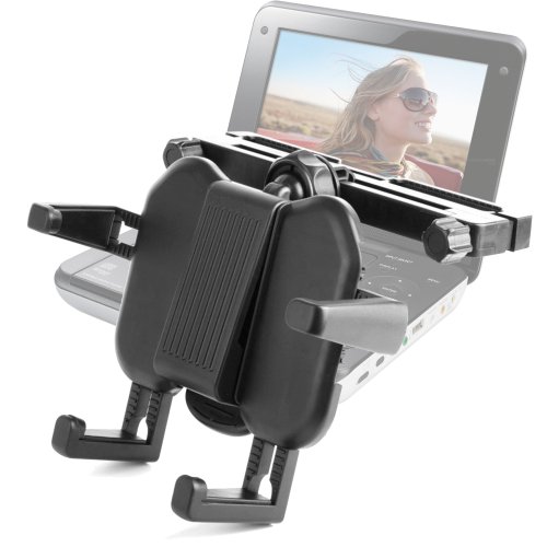 Expandable Headrest And Tray Mount For Sony DVP-FX970, DVP-FX875, DVP-FX720 Portable DVD Players