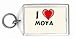 I Love Moya Keychain