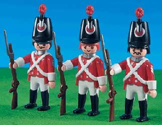 Childrens Toyshop  Toys : Red Coat Soldiers (3)