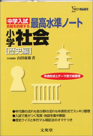 中学入試最高水準ノート小学社会 歴史編―年表形式とテーマ別で総整理 (シグマベスト)