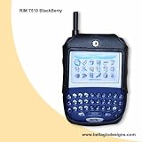 Blackberry 7510 / 6510 Series Black Leather Open Face Case Without Clip From Prima Cases