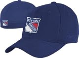 New York Rangers 2009-2010 Basic Logo Navy Structured Flex Fit Hat
