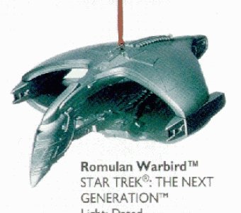 Star Trek The Next Generation Romulan Warbird Light & Motion Magic 1995 Hallmark Keepsake Ornament QXI7267