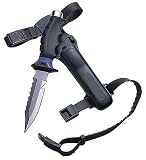 Barracuda Stainless Steel Blue Sharp Tip Scuba Diving and Snorkeling Knife