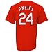 Youth St. Louis Cardinals #24 Rick Ankiel `Name and Number` S/S Red Tee - XL 18-20